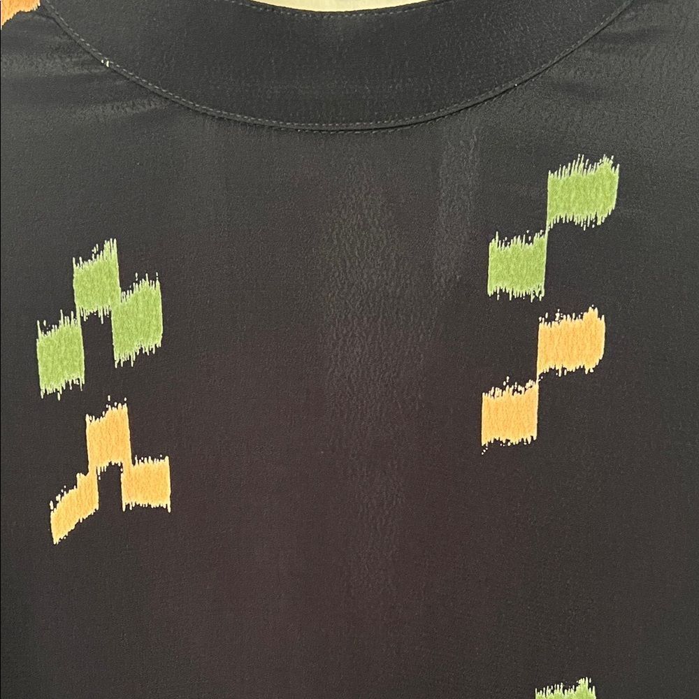 NWT Rachel Pally Rayon Silvia Top Black Long Sleeves in Size M - Picture 6 of 16